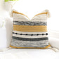 Handmade Mustard Boho Woven Square Pillow Cover 20x20 22x22