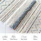 Serene Boho Woven Long Wall Hanging - Blue